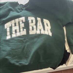 Green 'The Bar' Women’s Sweater